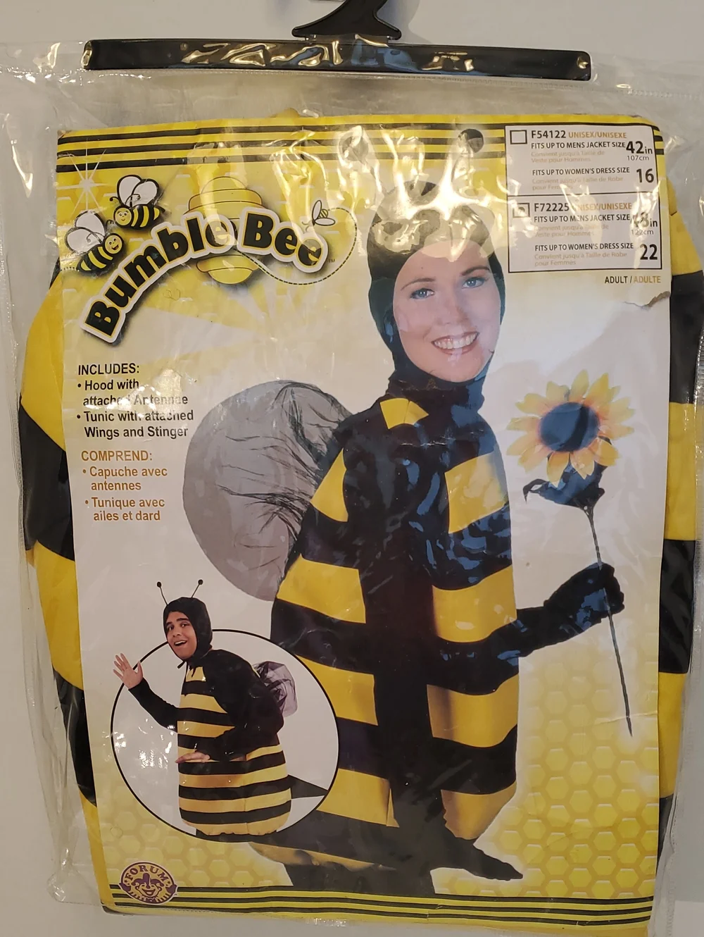 FORUM UNISEX BUMBLE BEE COSTUME